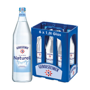 Gerolsteiner Naturelle Glas 6 x 1,00 l
